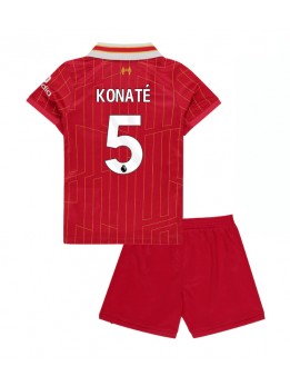 Liverpool Ibrahima Konate #5 Replika Hemmakläder Barn 2024-25 Kortärmad (+ byxor)